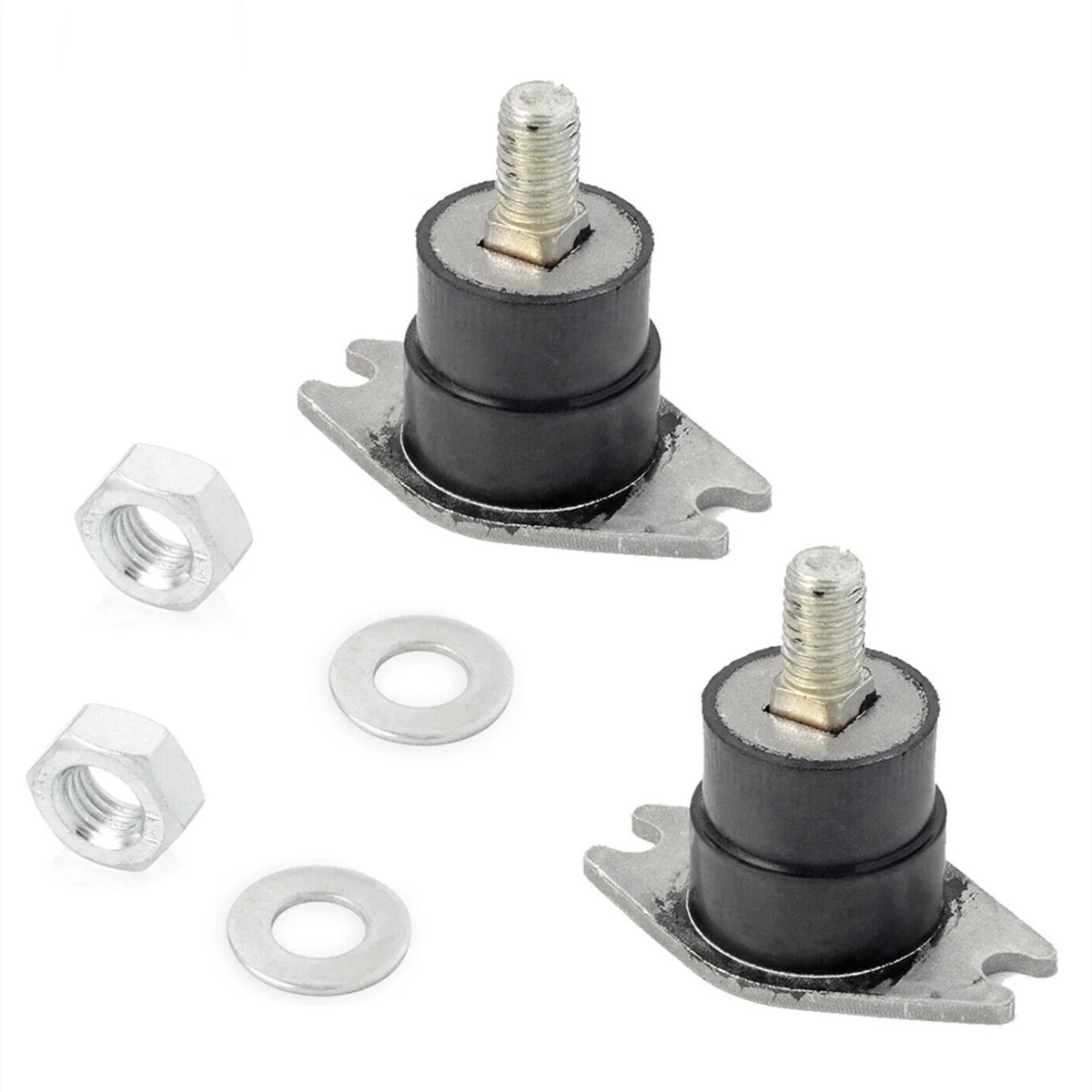 Set of 2 Upper Side Rubber Motor Mounts for Johnson Evinrude (OMC 303879, 325974)