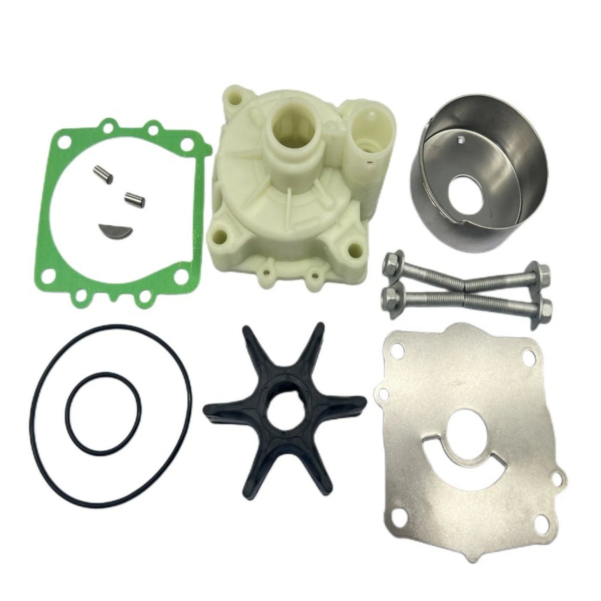 Water Pump Impeller Kit 68V-W0078-00 for Yamaha 4 Stroke F 75 90 115 HP Outboard