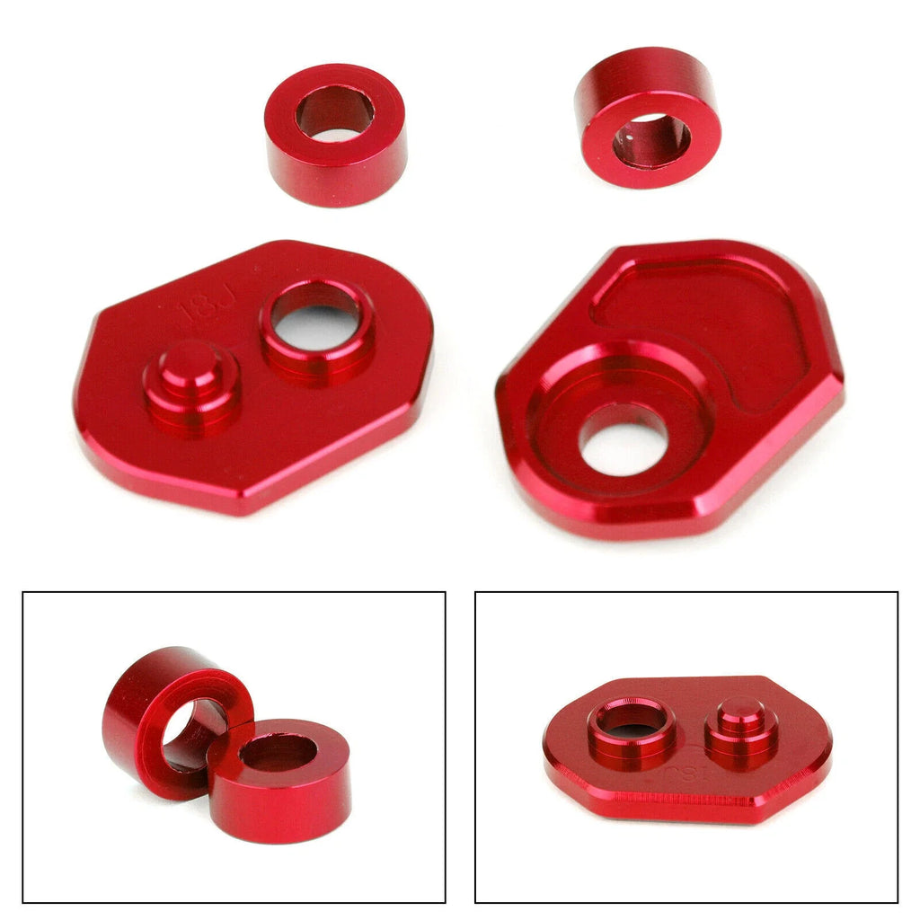Aluminum Turn Signal Indicator Adapter Spacers for Honda MSX125 (2013–2023) Red T9