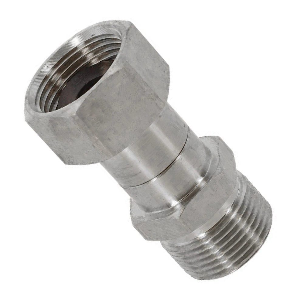 M22 15mm Stainless Steel Swivel Connector for Pressure Washer Accessories