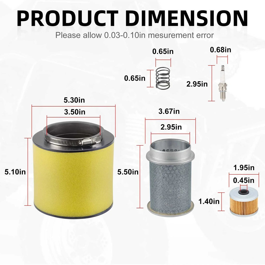 Air Oil Filter & Cleaner Body for Honda TRX400EX TRX400X Sportrax 400 (1999–2014)