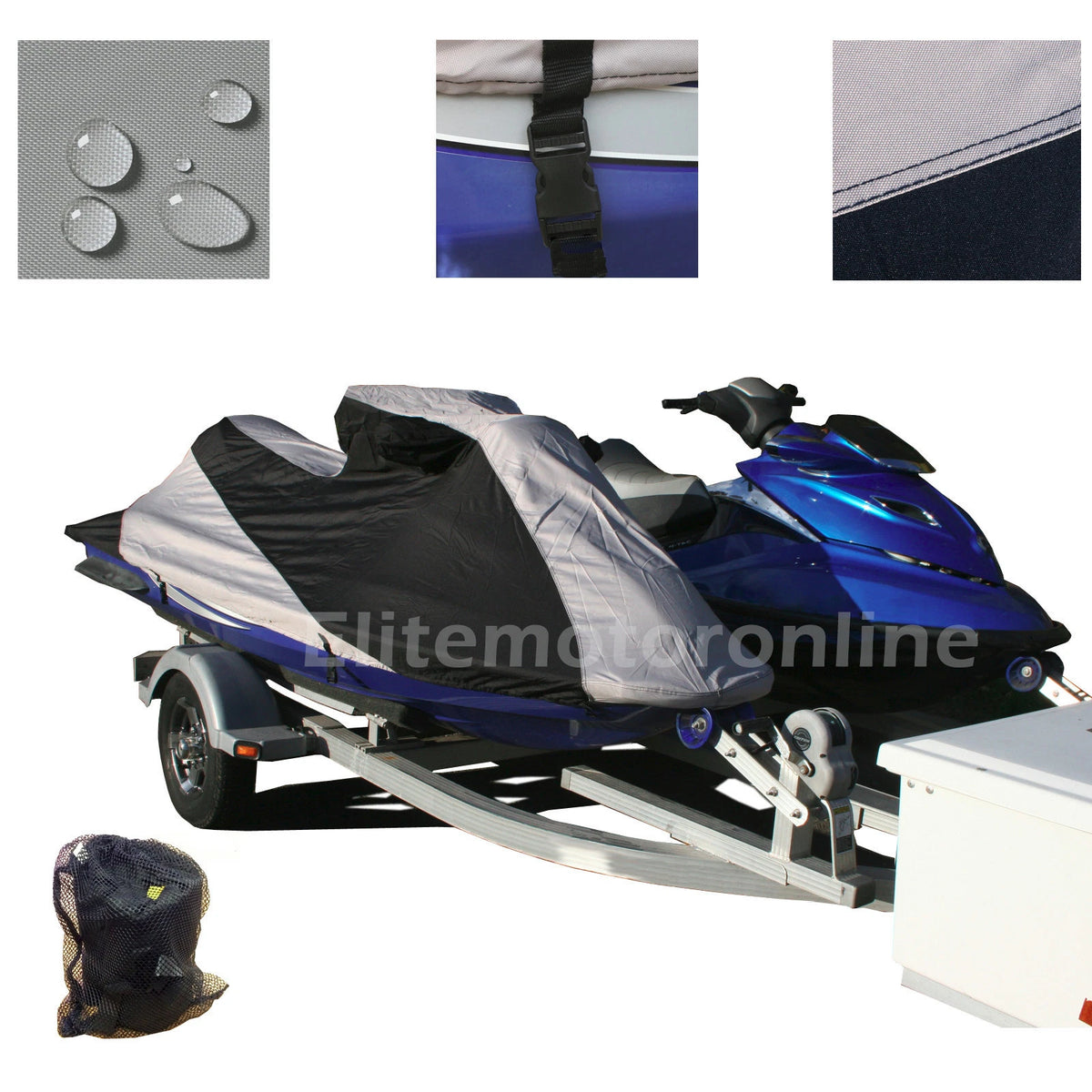 Yamaha WaveRunner XL700 XL760 XL1200 Custom Fit Trailerable JetSki PWC Cover Pro