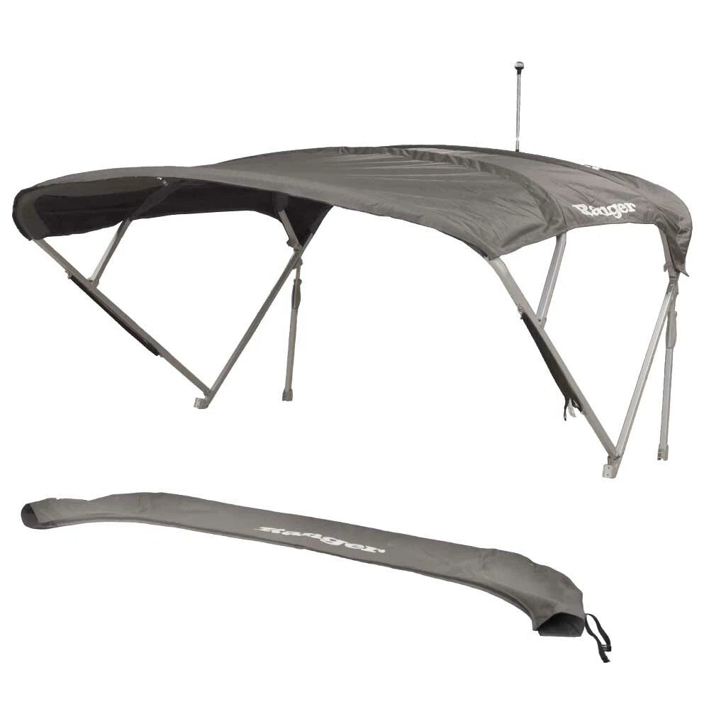 Ranger Boat Pontoon Bimini Top 45805-11 - Reata Gray 98-102 Inch