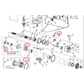 Seal Kit for OMC Cobra 4-CYL 3.0L V6 & V8 Lower Unit (320862, 306394)