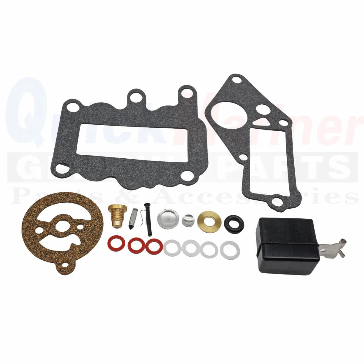 Carburetor Kit with Float for Johnson Evinrude Outboard 9.5 (BRP OMC 382048)