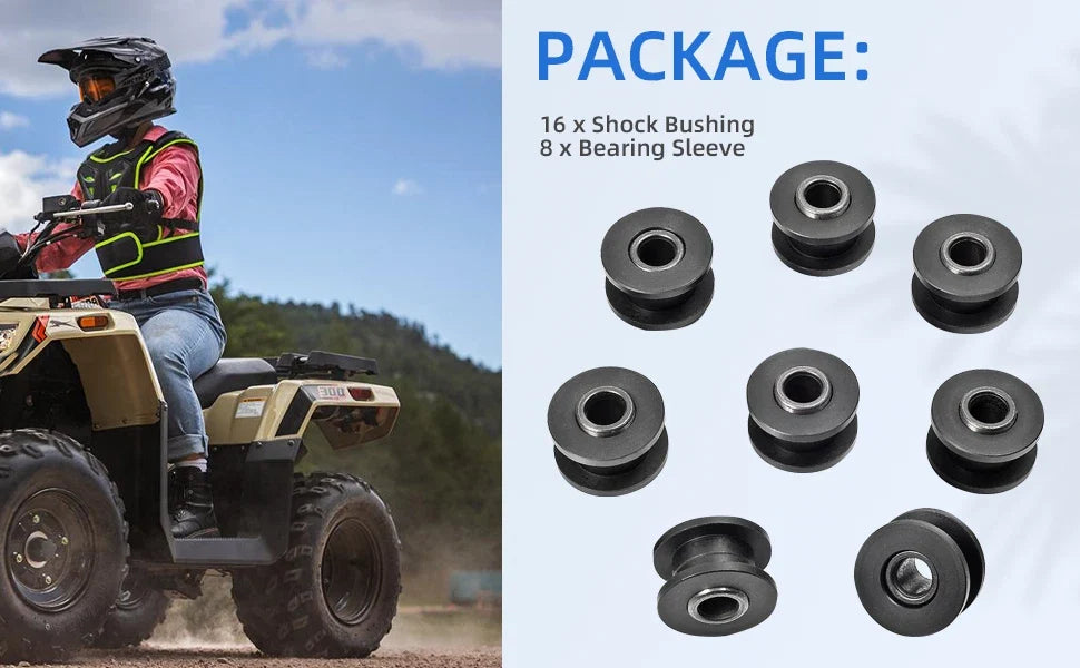 Shock Bushing and Bearing Sleeve Kits for Arctic Cat 250 300 375 400 500 650 700