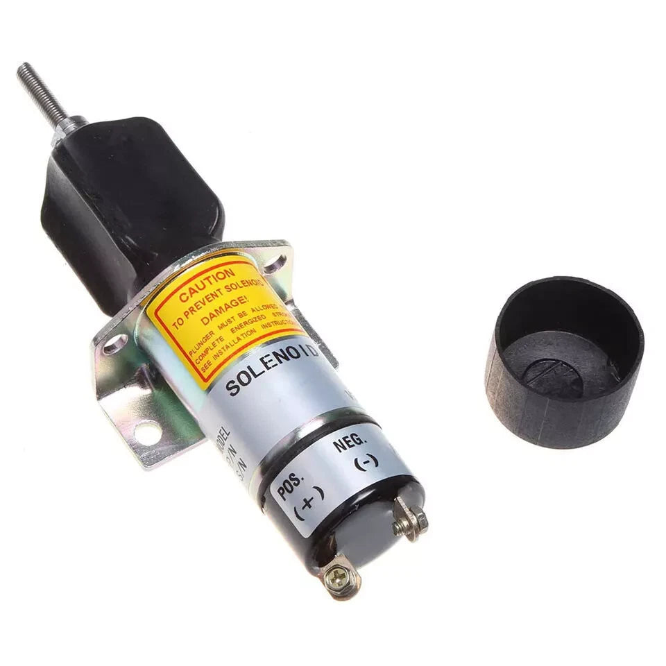 Fuel Shutoff Solenoid 1504-12C2U1B1S 1 for Kubota DF-750 12V Choke Solenoid