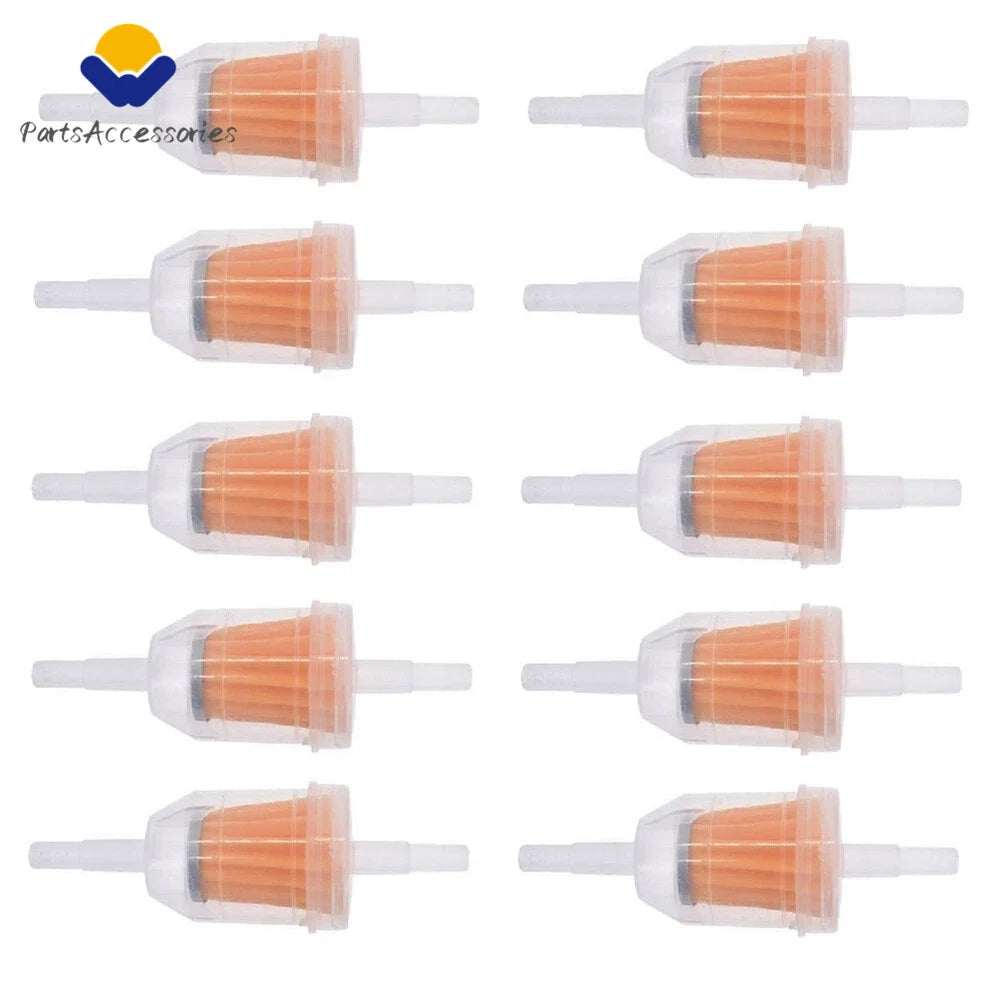 10PCS Fuel Filter for Small Engine (1/4'' 5/16'' Line)