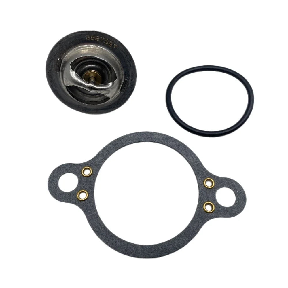 Thermostat Kit with Gasket 150 Degree for Volvo Penta 4.3 5.0 5.7 (1995–2023) 3587597 3852071