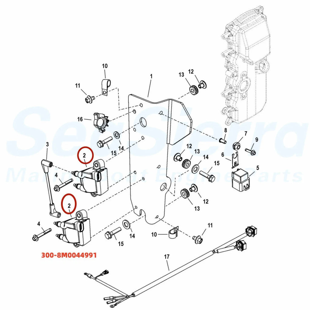 Ignition Coil for Mercury (300-8M0044991)
