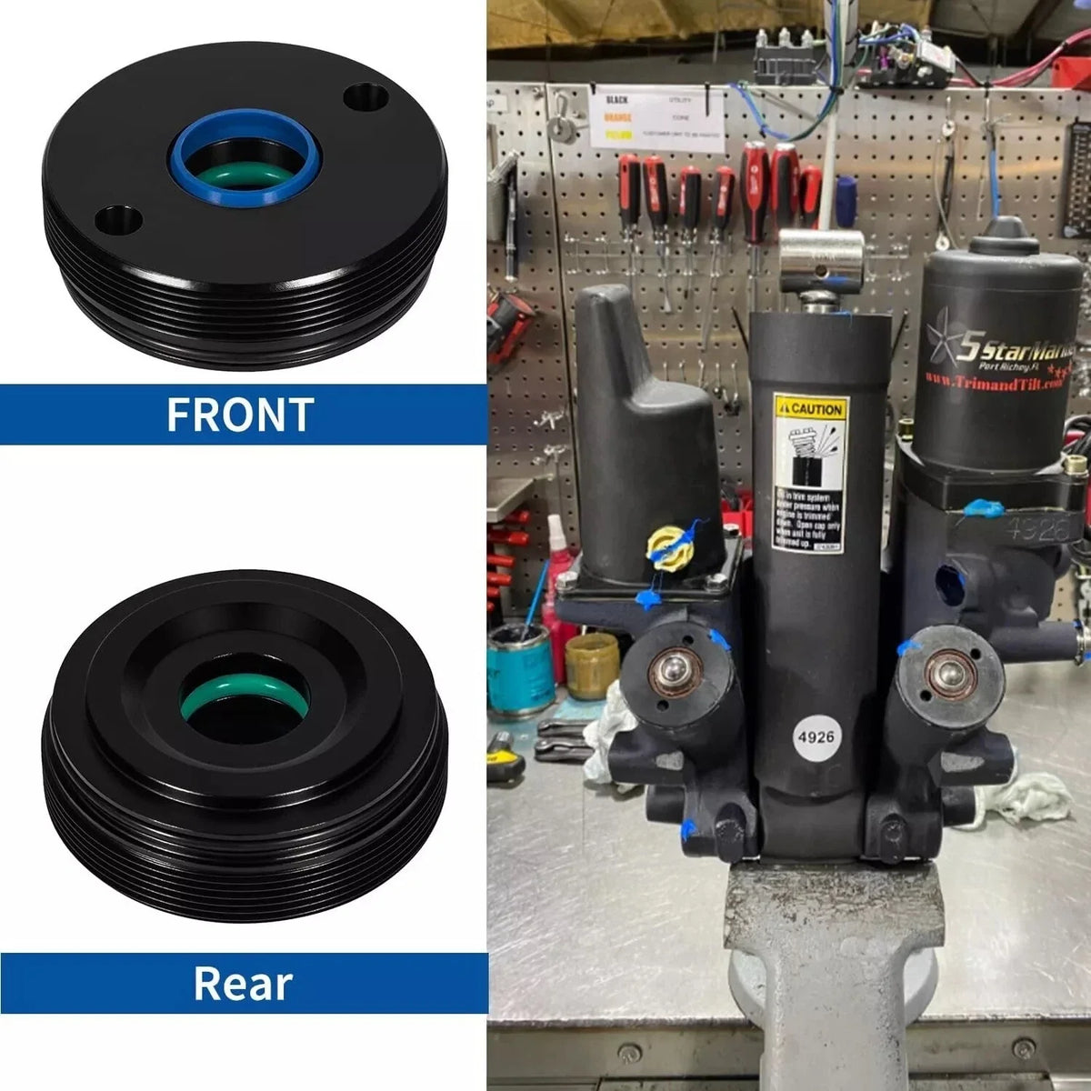 Power Trim Tilt Cylinder End Cap for Mercury 135/150/175/200/225 (N/A) 878239