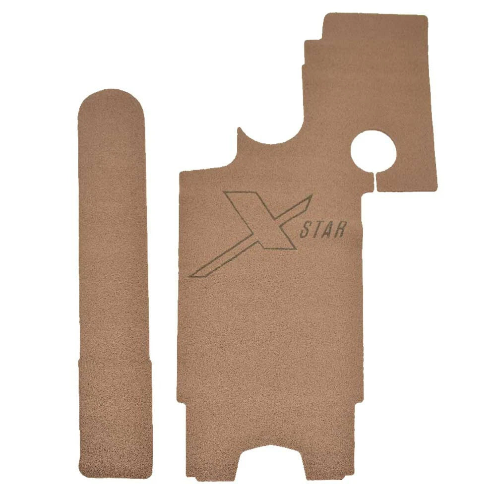 MasterCraft Boat Snap-In Carpet 701056A - 2018 XStar Tan (set of 2)