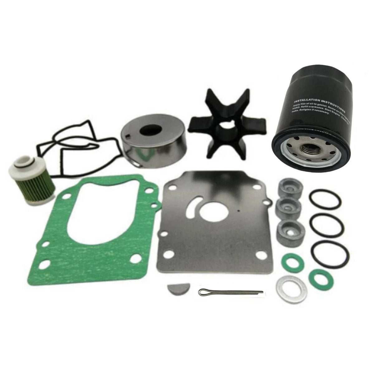 Maintenance Repair Kit for Suzuki DF100B Outboard (17400-87831, 17461-87E12)