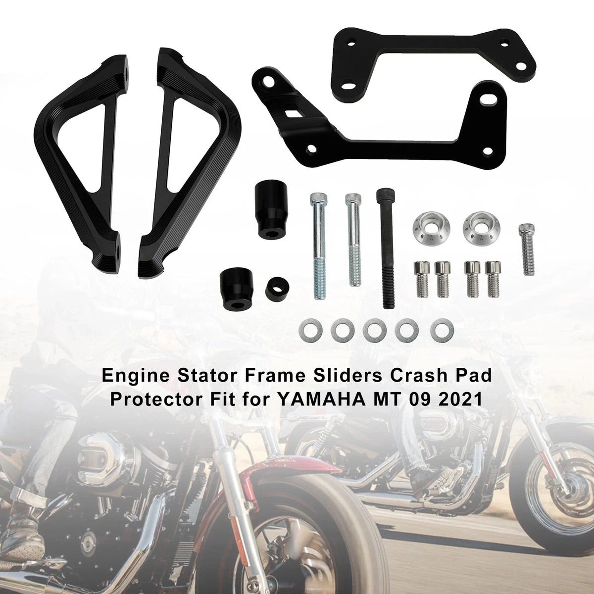 Plastic Engine Protector Covers for Yamaha MT-09 (2021) T3 T9