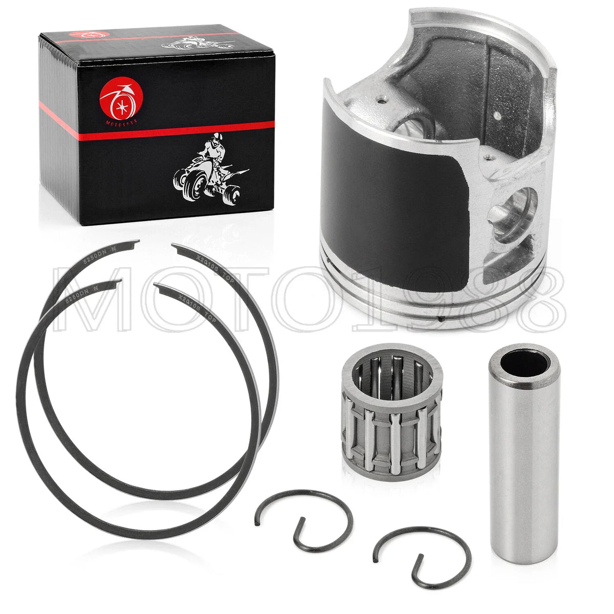 Piston Bearing & Piston Ring Gasket for Kawasaki KX100 (1995–2013) STD 52.5mm