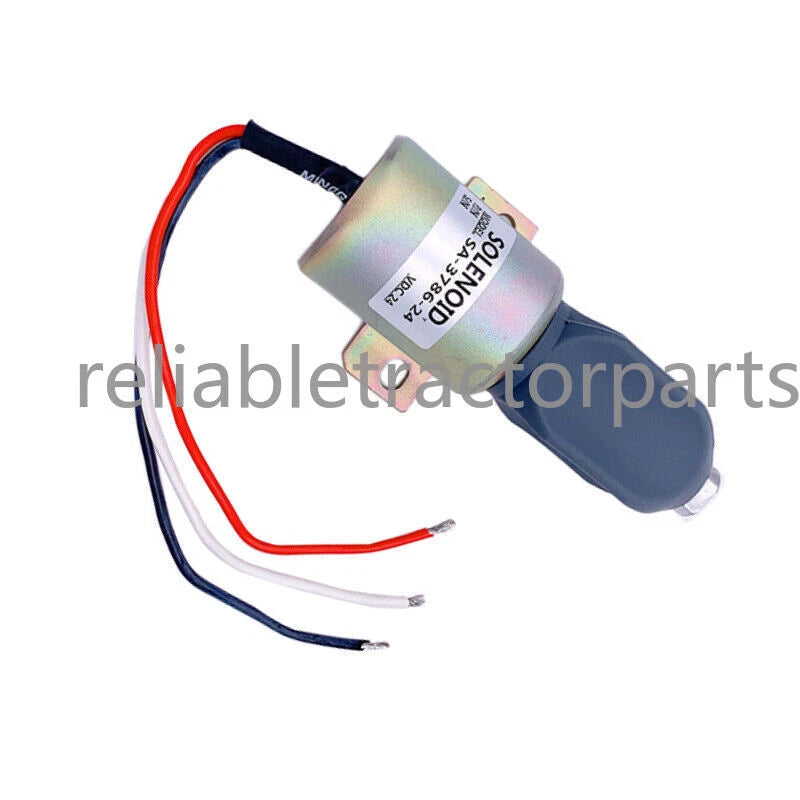 SA-3499-24 Fuel Cutoff Solenoid Valve for Kubota 721D2 21HP Woodward Engine