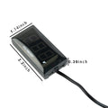 For Cars Motorcycles Digital Voltmeter Monitor Substation Automation 12V