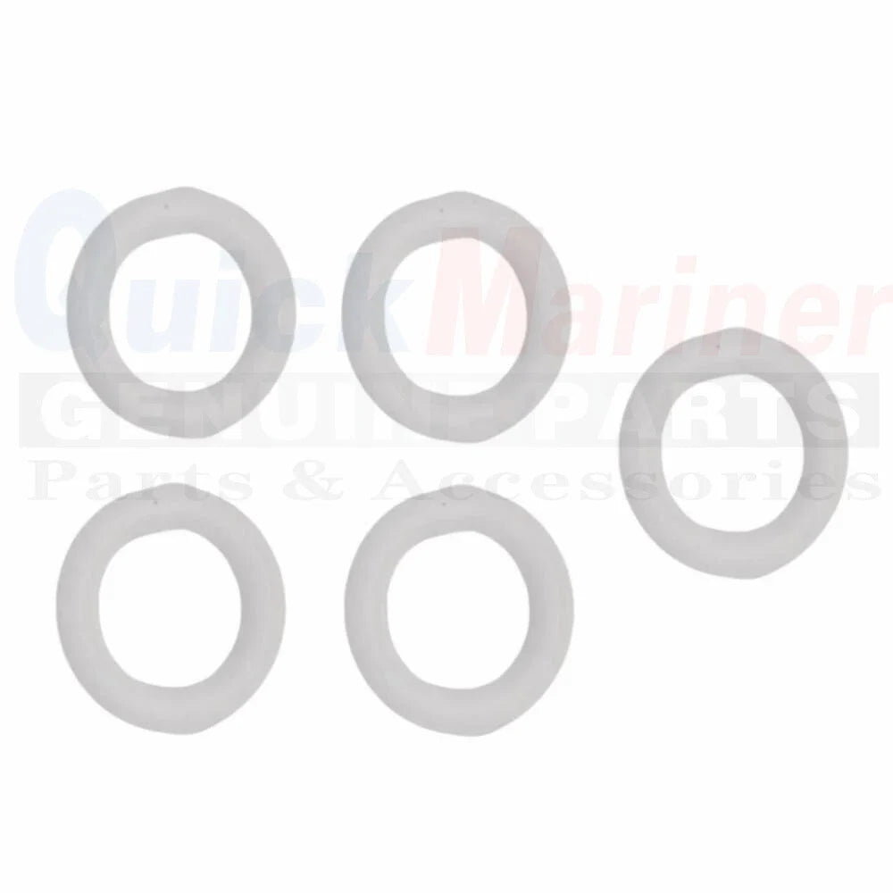 5 Plastic Drain/Fill Plug Washers for Johnson Evinrude Lower Unit (311598, 18-4248)