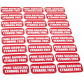 Ethanol Free Sticker Labels for Outdoor Power Equipment & Boats (24X)
