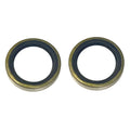2Pcs Prop Shaft Oil Seal for Johnson Evinrude Outboard (Replaces 18-2060, 303804)