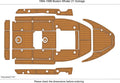 Seadek Swim Platform Cockpit Pad for Boston Whaler 21 Outrage (1994)