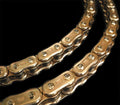EK Chain Z 3D QX2 X-Ring 525 160 Links Gold for Sport Bikes and Motorcycles