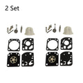 Set of 2 Carburetor Rebuild Kits for Zama RB-115 (C1U-W18, C1U-W18A, C1U-W24)