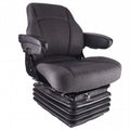 S1999934 Sears Mid Back Seat, Gray Fabric with Air Suspension - Fits Deutz