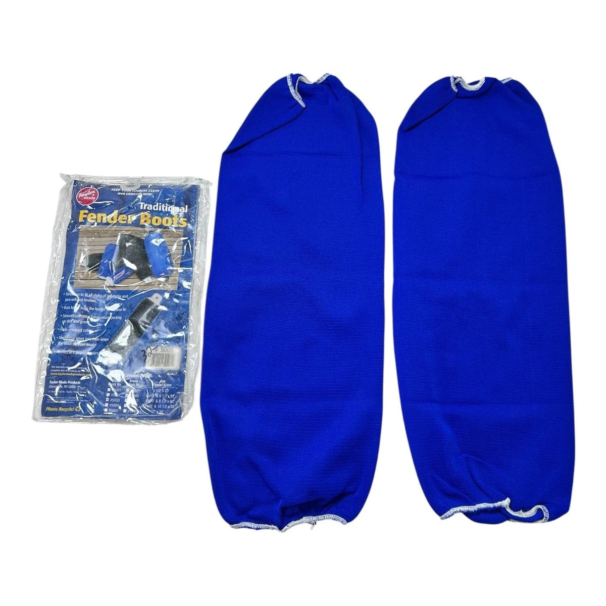 Taylor Made 5003, Traditional Pair of 2 Marine Fender Boot Covers - Blue