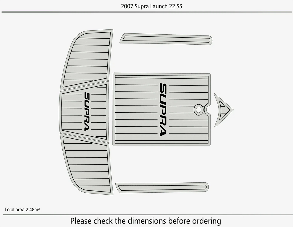 EVA Foam Pad Floor for Supra Launch 22 SSV (2007)