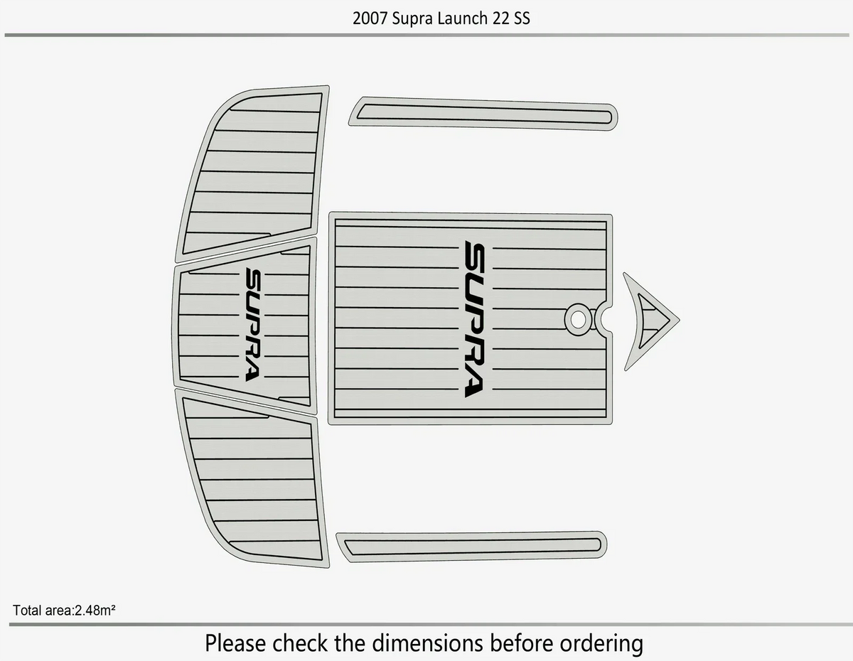 EVA Foam Pad Floor for Supra Launch 22 SSV (2007)