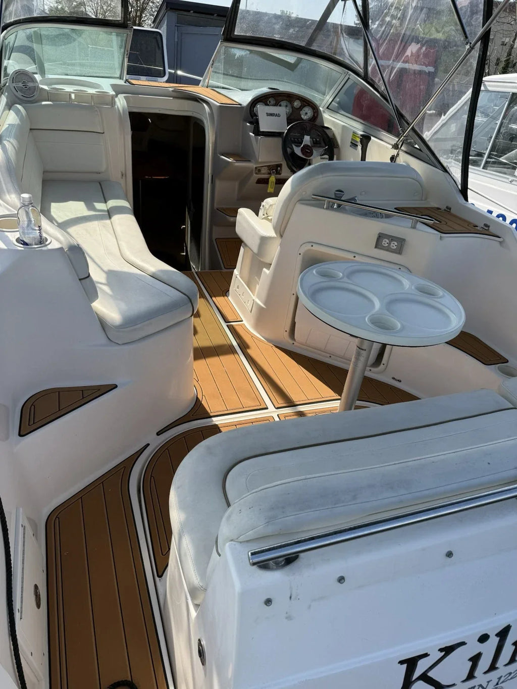 EVA Teak Deck Floor Pad for Rinker 250 Fiesta Vee (2004)
