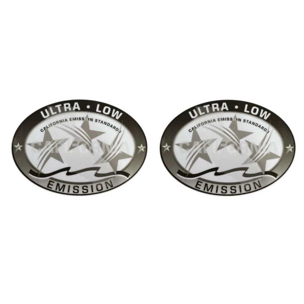 Set of 2 Outboard Graphic Sticker Decals for California DOT (3 Star)