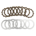 7x Steel Separator + 8x Clutch Friction Plate for Yamaha XJR400 XJ600S XJ650S (T9)