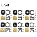 6X Carburetor Diaphragm Gasket Kit for Walbro K22-HDA Chainsaw (N/A)