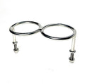 Dual Stainless Steel Cup Holder with Hardware, Boat, Marine, Custom Manufacturer