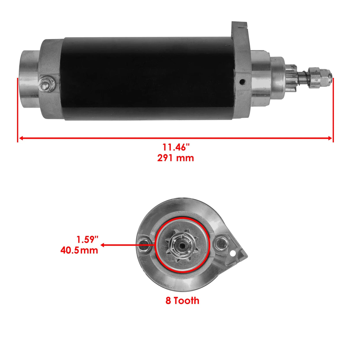 Starter for Mercury 200 200Hp 200Xl 200Xl EFI 200XRi EFI (1989–2005)