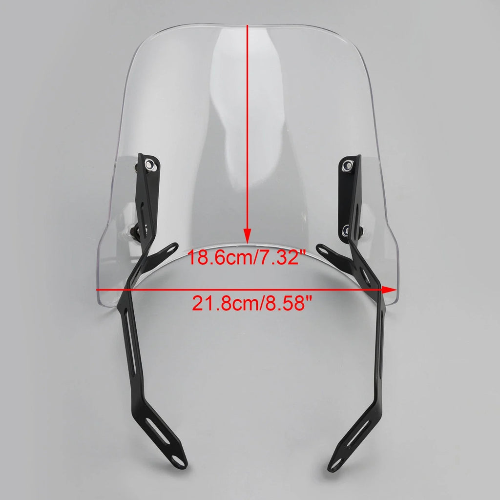 Windshield Windscreen for Honda GB350S CB350RS (2022–2025) Black