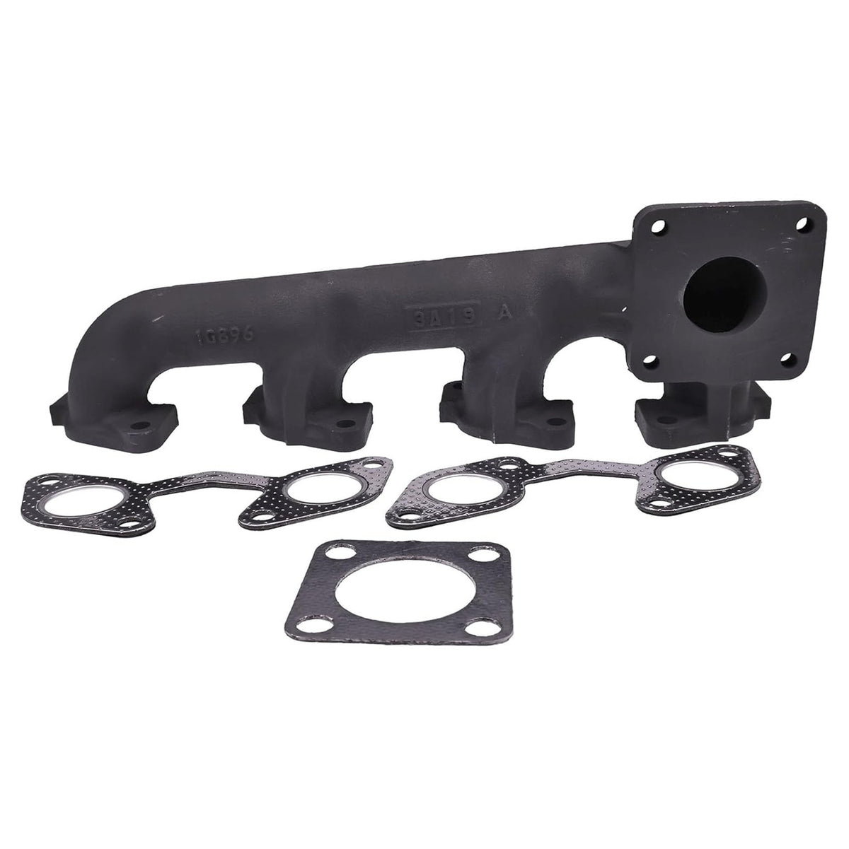 Exhaust Manifold 1G896-12310 with Gaskets for Kubota V2203 V2403 V2003 V1702 V1902