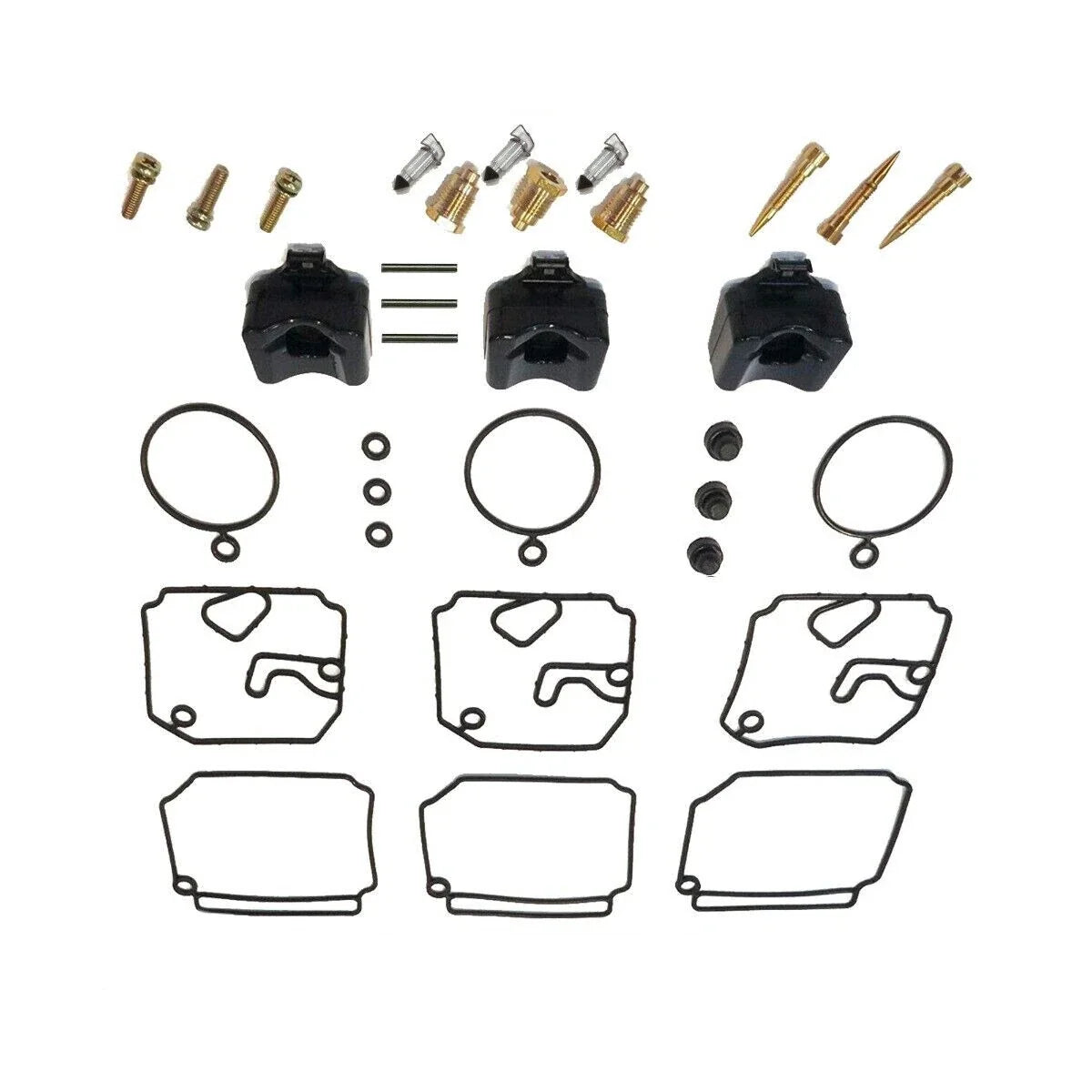 Carburetor Repair Kit for Yamaha 2 Stroke 40-50HP Outboards (2002–2004) 6H4-W0093-02 03 04