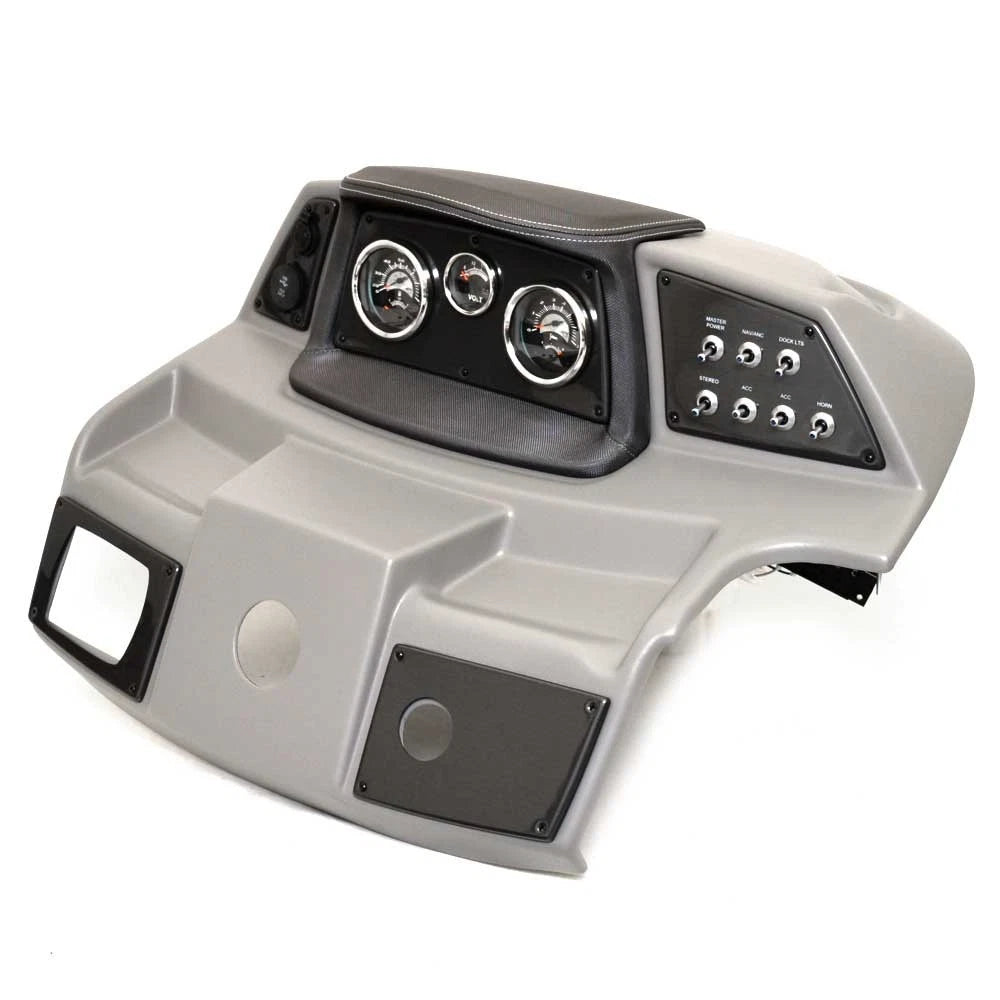 Lowe Boat Gauge Dash Panel 2281973 - Mercury 31 3/4 X 27 Inch Gray