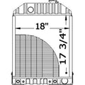 Northern 219534 Fits Ford 6810 7610 7810 Tractor Radiator with Cooler