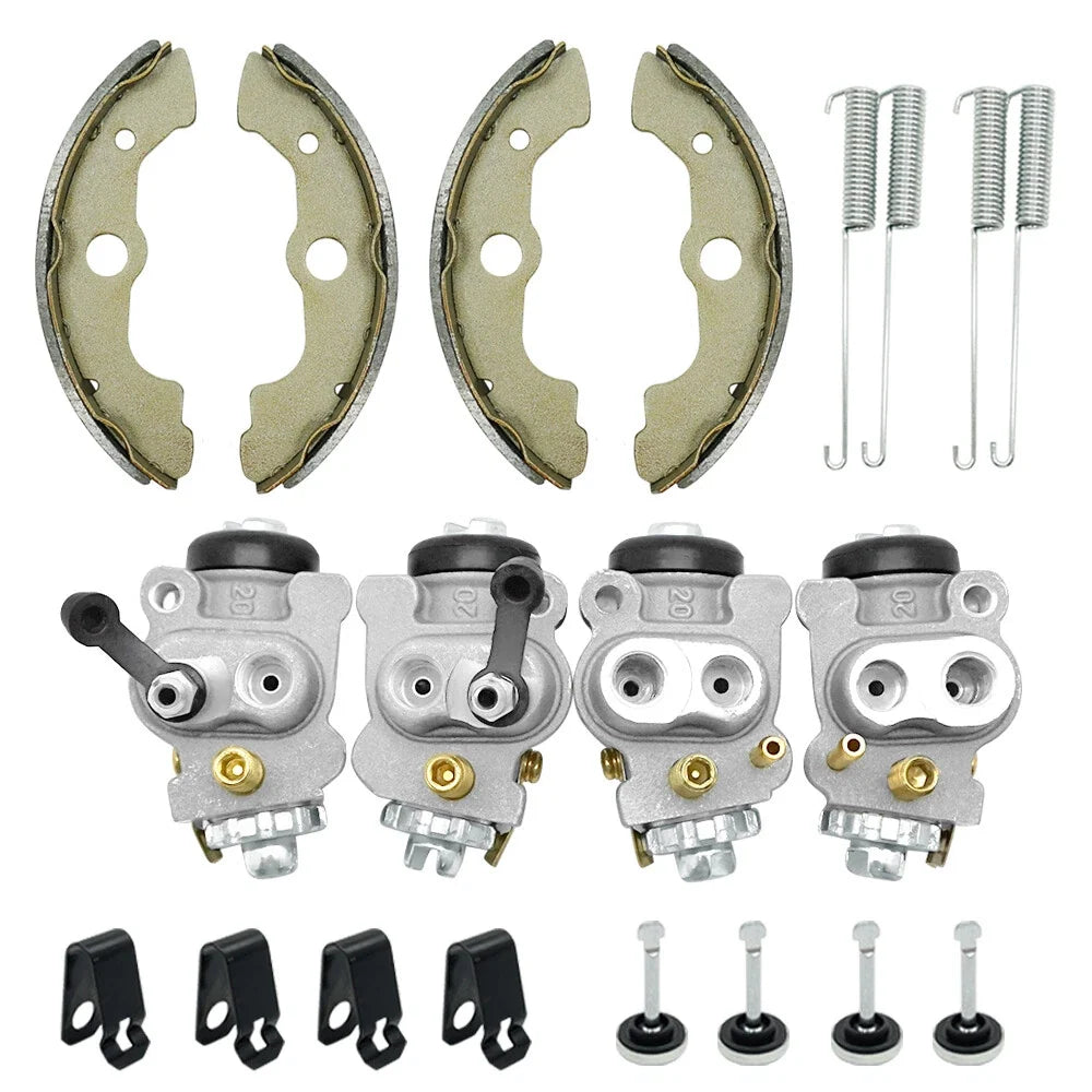 Front Brake Wheel Cylinders & Shoes Pin Kit for Honda Foreman TRX450 (1998–2004)