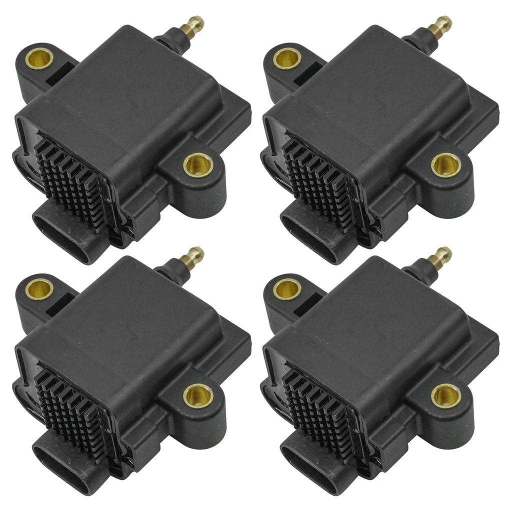 4-Pack Ignition Coils for Mercury Outboard 40 50 60 Hp EFI (4-Cyl 4-Stroke)