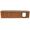 Sailfish Boat Lower Aft Cabinet 51-9057 - Woodgrain Corian 54 7/8 Inch