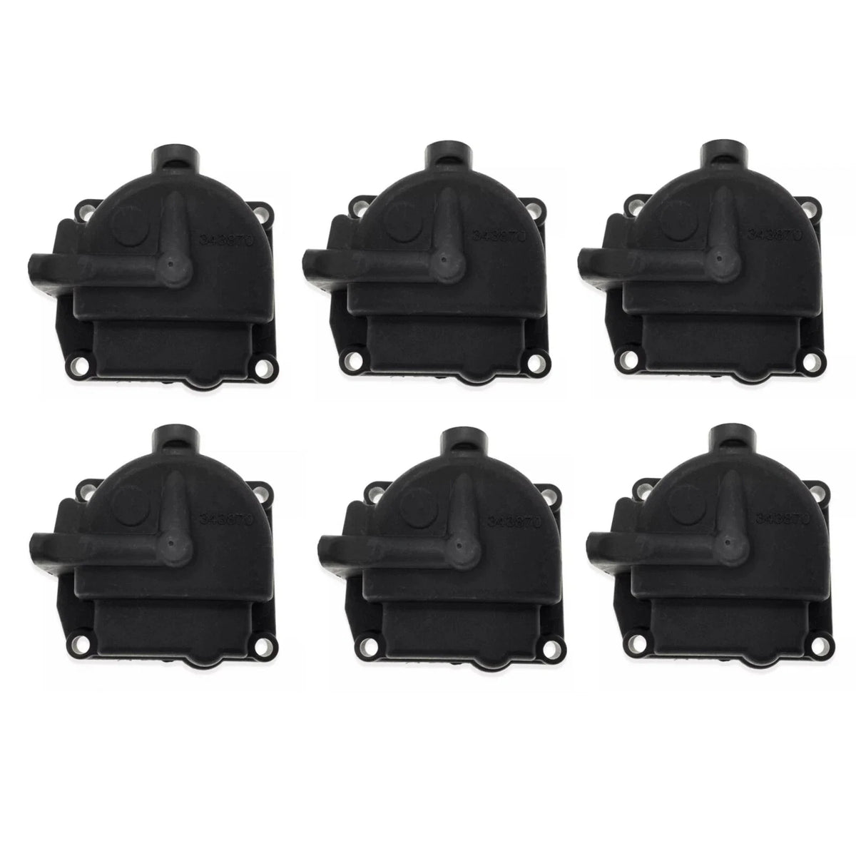 6X Carburetor Bowl Float Chamber for Johnson 90-175HP (1990–2005) 766418