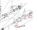 Lower Unit Gearcase Seal Kit 09282-30006 09280-00047 for Suzuki 150-300 HP (2000–2023)