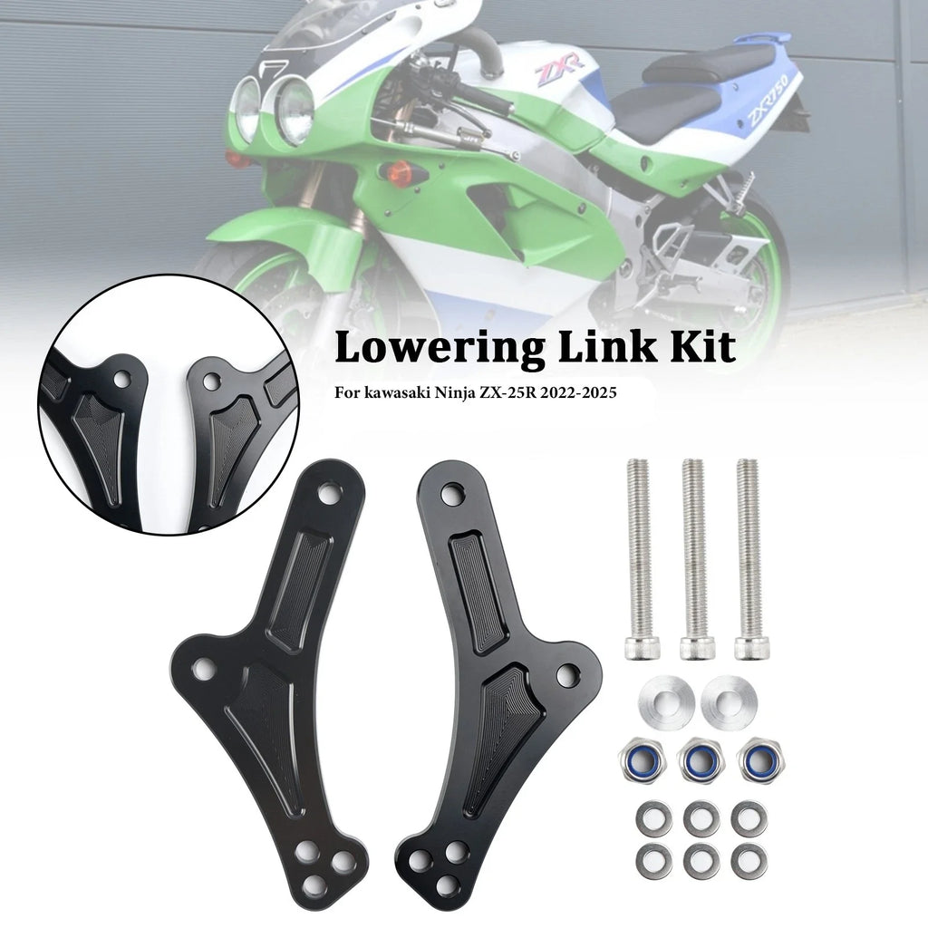Adjustable Lower Suspension Links for Kawasaki ZX-25R ZX-4R (2023–2024) Black T9