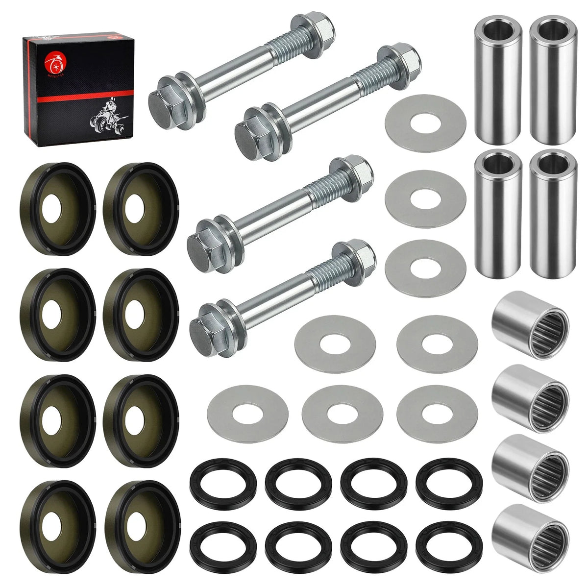 Front Lower A-Arm Bearing Bushing Seal for Suzuki Quadsport Z400 (2003–2014)