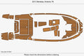 EVA Foam Teak Deck Flooring Mat for Benetau Antares 78 (2013)